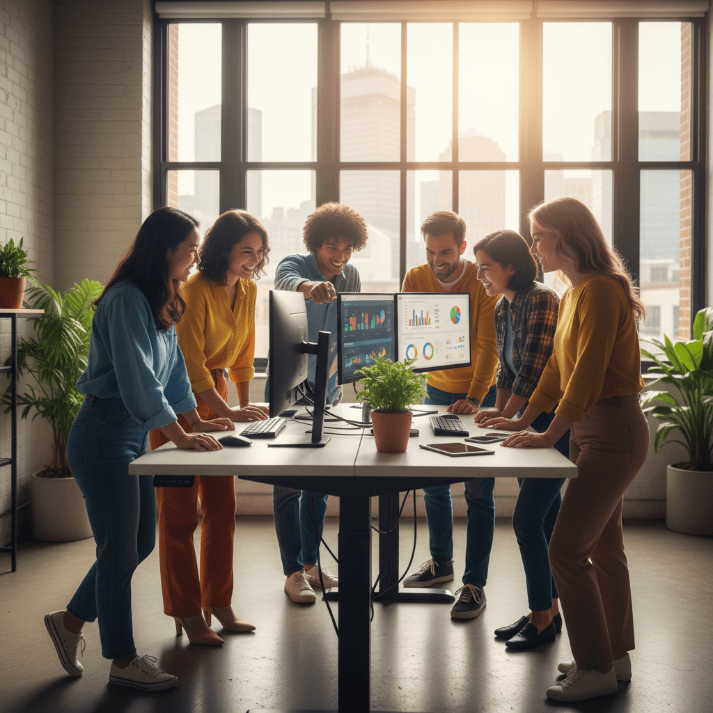 Team collaboration and hiring discussion